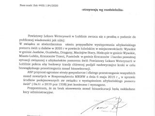 Obrazek wyróżniający Komunikat – Powiatowy Lekarz Weterynarii w Lublinie