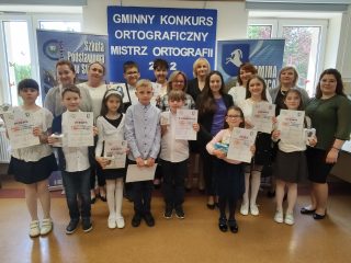 Obrazek wyróżniający 31 maja, w Szkole Podstawowej w Stasinie, odbyła się kolejna edycja Gminnego Konkursu Ortograficznego