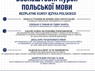 Obrazek wyróżniający Lubelskie pomaga Ukrainie – nauka języka polskiego