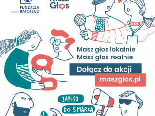 Obrazek wyróżniający Działaj lokalnie – skorzystaj z pomocy ogólnopolskiej akcji Masz Głos!