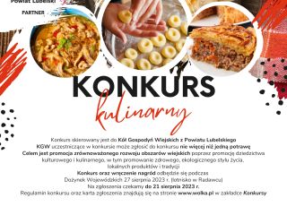 Obrazek wyróżniający Konkurs Kulinarny dla Kół Gospodyń Wiejskich z Powiatu Lubelskiego