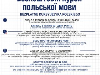 Lubelskie pomaga Ukrainie - nauka języka polskiego