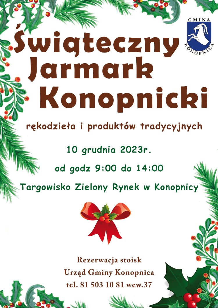 Miniaturka: Świąteczny Jarmark Konopnicki