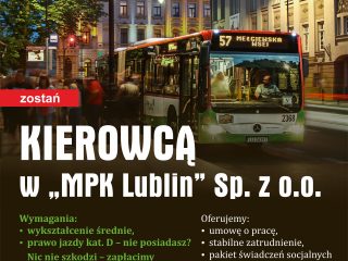 Obrazek wyróżniający Zostań kierowcą w MPK Lublin