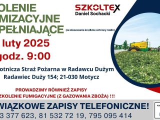 Obrazek wyróżniający Szkolenie chemizacyjne – uzupełniające