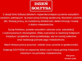 Obrazek wyróżniający Dzień Sołtysa