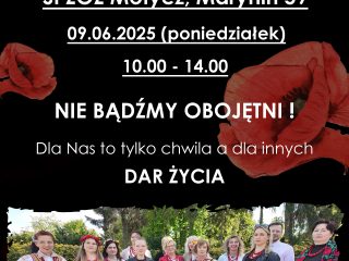 Obrazek wyróżniający Oddaj krew 9 czerwca przy SPZOZ Motycz