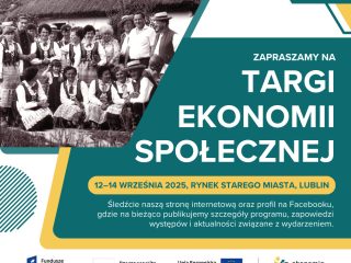 Obrazek wyróżniający TARGI EKONOMI SPOŁECZNEJ