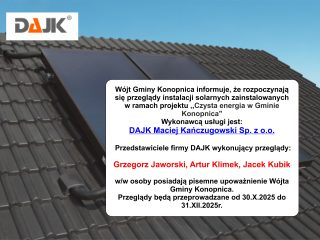 Obrazek wyróżniający Okresowe przeglądy gwarancyjne instalacji solarnych